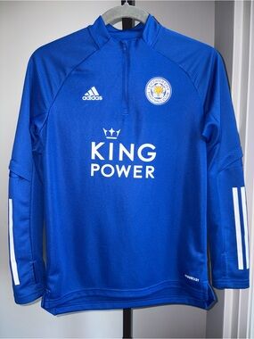 Adidas Leicester City FC AEROREADY Quarter Zip Training Top Youth 11-12Y Soccer